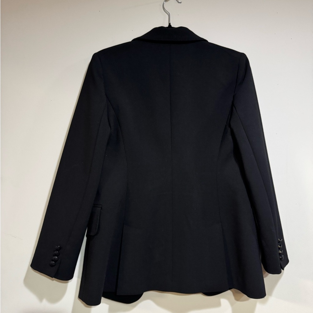 MaxMara Black Single-Button Wool Blazer - Picture 11 of 16